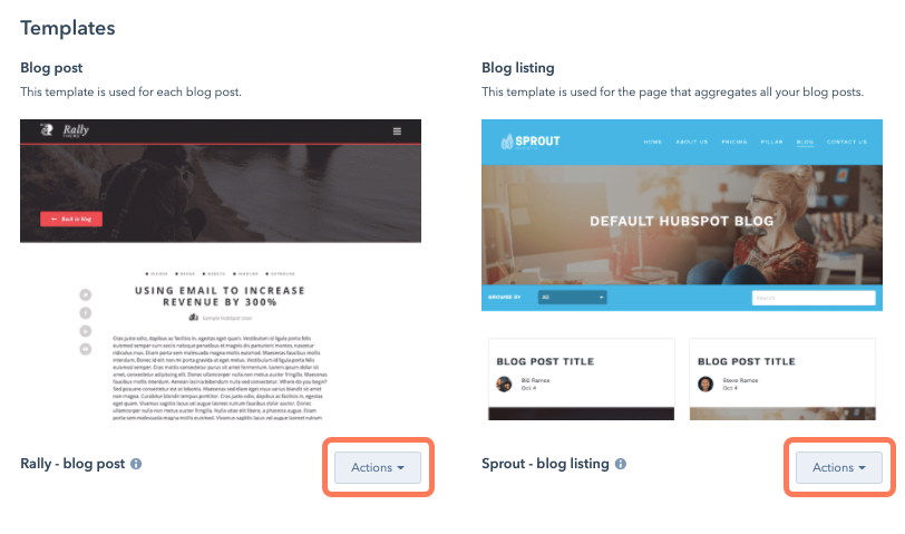 select-blog-template